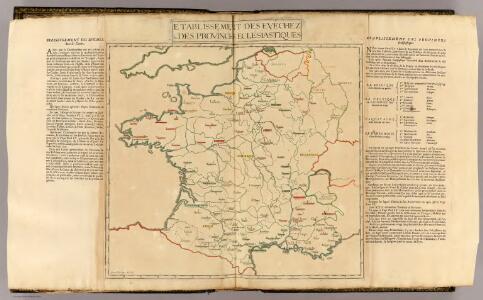 Etablissement des evechez & des provinces eclesiastiques (France)