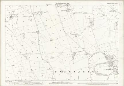 Derbyshire XXXVIII.1 (includes: Newton Grange; Tissington) - 25 Inch Map