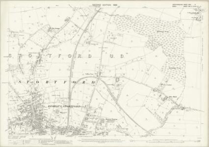 Hertfordshire XXIII.6 (includes: Birchanger; Bishops Stortford) - 25 Inch Map