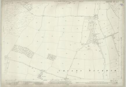 Gloucestershire VI.12 (includes: Childs Wickham; Hinton on the Green; Wickhamford) - 25 Inch Map