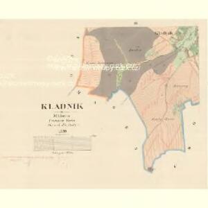 Kladnik - m1182-1-003 - Kaiserpflichtexemplar der Landkarten des stabilen Katasters