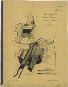 Porostní mapa revíru Čeperka stav z počátku roku 1897
