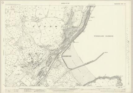 Pembrokeshire IV.15 (includes: Fishguard North; Llanwnda; Wdig) - 25 Inch Map