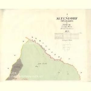 Altendorf (Starawes) - m2844-1-001 - Kaiserpflichtexemplar der Landkarten des stabilen Katasters