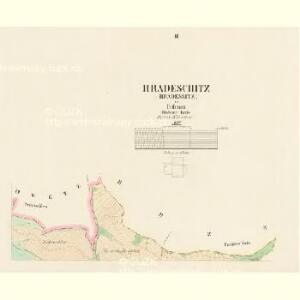 Hradeschitz (Hradessitz) - c2302-1-002 - Kaiserpflichtexemplar der Landkarten des stabilen Katasters