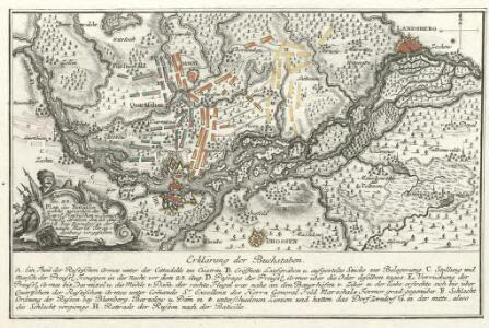 Plan der Bataille welche zwischen der Kaysl. Russischen u. König. Preuss. Armeen den 25. Aug. 1758 bey Zorndorf in der neuen Markt Brandenburg vorgefallen