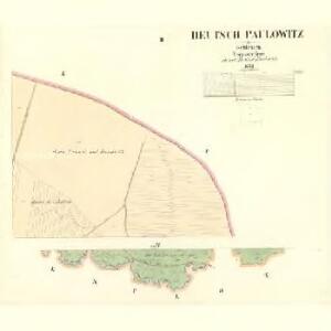 Deutsch Paulowitz - m2784-2-002 - Kaiserpflichtexemplar der Landkarten des stabilen Katasters