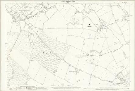 Staffordshire XXII.16 (includes: Ashley; Eccleshall; Tyrley) - 25 Inch Map