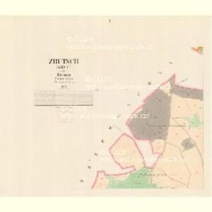 Zrutsch (Zruč) - c9294-1-001 - Kaiserpflichtexemplar der Landkarten des stabilen Katasters