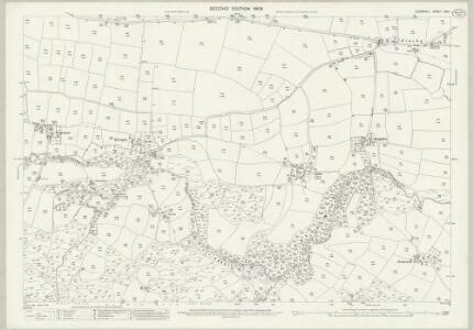 Cornwall XXII.1 (includes: Altarnun; Lewannick; North Hill) - 25 Inch Map