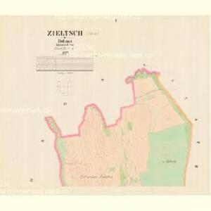 Zieltsch - c9384-1-001 - Kaiserpflichtexemplar der Landkarten des stabilen Katasters