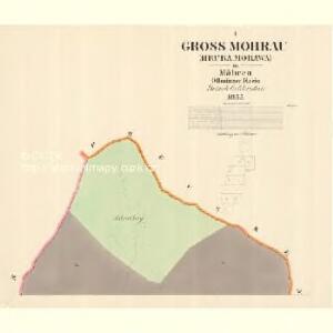 Gross Mohrau (Hruba Morawa) - m3311-1-001 - Kaiserpflichtexemplar der Landkarten des stabilen Katasters