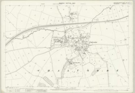 Northamptonshire LVIII.2 (includes: Chalcombe; Wardington) - 25 Inch Map