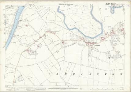 Lancashire CX.6 (includes: Carrington; Flixton; Irlam; Partington) - 25 Inch Map