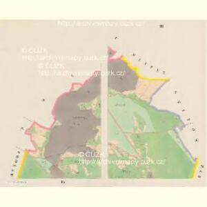 Przikositz (Přikosic) - c6240-1-003 - Kaiserpflichtexemplar der Landkarten des stabilen Katasters