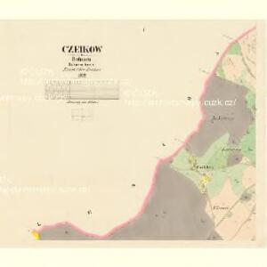 Czeikow - c0821-1-001 - Kaiserpflichtexemplar der Landkarten des stabilen Katasters