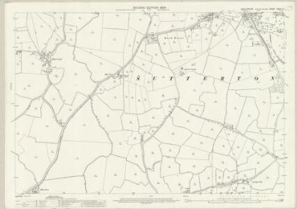 Lincolnshire CXXVI.3 (includes: Algar Kirk; Sutterton; Wigtoft) - 25 Inch Map
