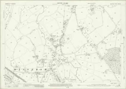 Berkshire XXXVIII.6 (includes: Hurst St Nicholas; Winnersh; Woodley and Sandford) - 25 Inch Map