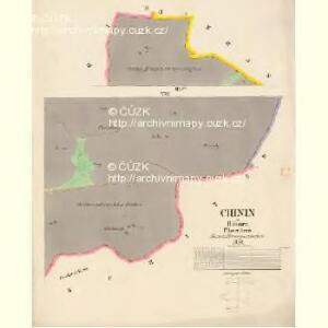 Chinin - c2711-1-007 - Kaiserpflichtexemplar der Landkarten des stabilen Katasters