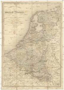 Nieuwe kaart van het Koningryk der Nederlanden en het Groot-hertogdom Luxemburg