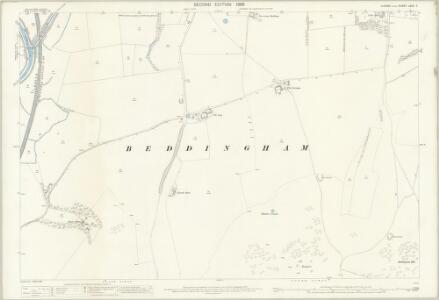 Sussex LXVII.7 (includes: Beddingham) - 25 Inch Map