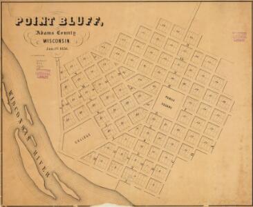 Point Bluff, Adams County Wisconsin : Jan. 1st 1856.