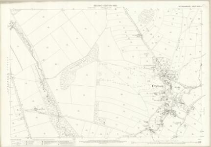Nottinghamshire XXXIII.8 (includes: Calverton; Oxton) - 25 Inch Map