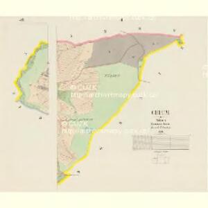 Chlum - c2516-1-003 - Kaiserpflichtexemplar der Landkarten des stabilen Katasters