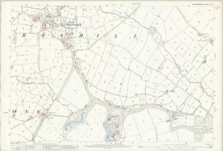 Staffordshire LVI.8 (includes: Featherstone; Hilton; Saredon; Shareshill) - 25 Inch Map