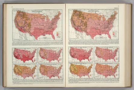 Monthly Temperature Maps:  July.  August.  Atlas of American Agriculture.