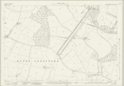 Buckinghamshire XIII.5 (includes: Stowe; Water Stratford) - 25 Inch Map