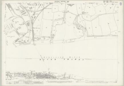Essex (1st Ed/Rev 1862-96) LXXXIX.1 (includes: Gravesend; Thurrock) - 25 Inch Map
