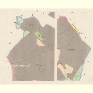 Sazawa - c6752-1-002 - Kaiserpflichtexemplar der Landkarten des stabilen Katasters