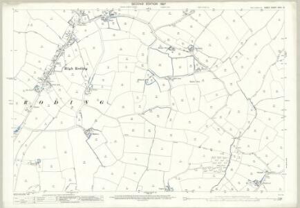 Essex (1st Ed/Rev 1862-96) XXXII.12 (includes: Aythorpe Roding; Great Dunmow; High Roding) - 25 Inch Map