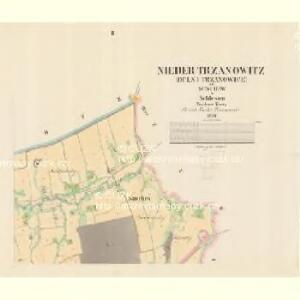 Nieder Trzanowitz (Dulnj Trzanowice) - m0536-1-002 - Kaiserpflichtexemplar der Landkarten des stabilen Katasters