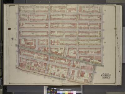 Brooklyn, Vol. 2, Double Page Plate No. 8; Part of    Ward 23, Sectio 6; [Map bounded by Madison St., Tompkins Ave.; Including         Brooklyn Ave., Atlantic Ave., Bedford Ave.]
