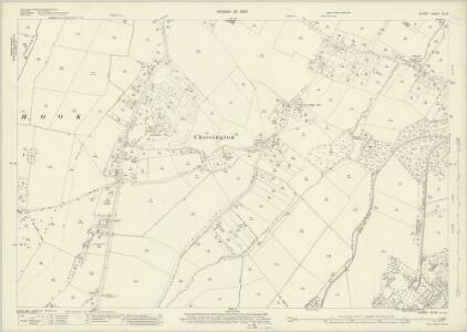 Surrey XII.16 (includes: Chessington; Hook) - 25 Inch Map