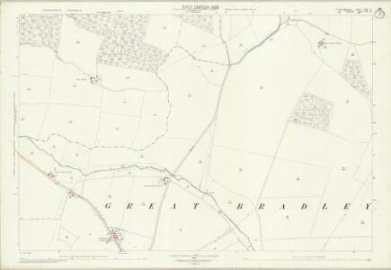 Cambridgeshire XLIX.15 (includes: Burrough Green; Dullingham; Great Bradley) - 25 Inch Map