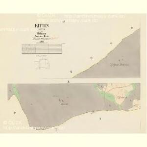 Kittin (Kytin) - c3779-1-002 - Kaiserpflichtexemplar der Landkarten des stabilen Katasters