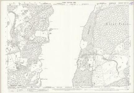 Lancashire VIII.3 (includes: Bowness On Windermere; Cartmel Fell; Satterthwaite; Windermere) - 25 Inch Map