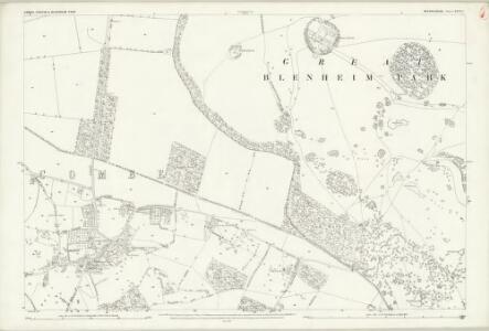 Oxfordshire XXVI.7 (includes: Blenheim Park; Combe) - 25 Inch Map