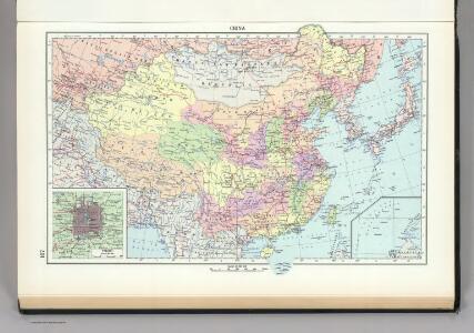 107.  China, Political.  The World Atlas.