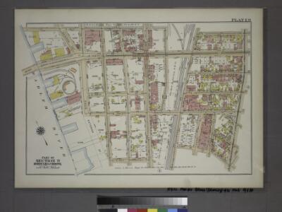 Plate 9, Part of Section 10, Borough of the Bronx. [Bounded by E. 150th Street, Morris Avenue, E. 141st Street, Park Avenue, E. 144th Street, Mott Avenue, E. 140th Street, Gerard Avenue and Exterior Street.]