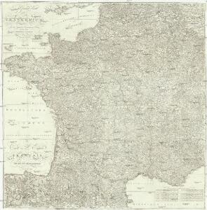 Neueste general Karte von Frankreich