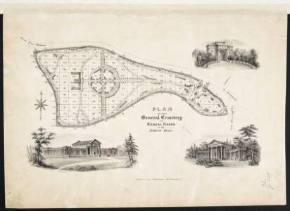 Plan of the General Cemetery at Kensal Green.