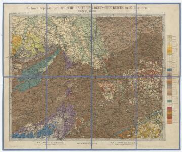 Sect. 17: Köln, uit: Geologische Karte des Deutschen Reichs in 27 Blaettern / [von] Richard Lepsius ; Red. von C. Vogel