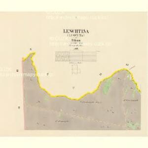Leschtina (Lesstina) - c3883-1-001 - Kaiserpflichtexemplar der Landkarten des stabilen Katasters