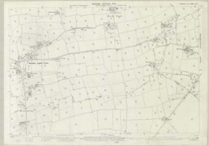 Suffolk LVII.7 (includes: Crowfield; Pettaugh; Stonham Aspall) - 25 Inch Map