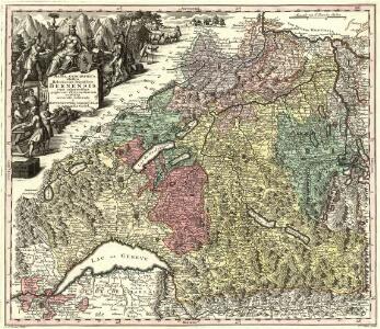 Mappa Geographica illustris Helvetiorum Republicae Bernensis cum adjacentibus pagorum et dynastiarum confiniis accurate delineata