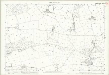 Cornwall XXXIII.9 (includes: St Columb Major; St Wenn) - 25 Inch Map